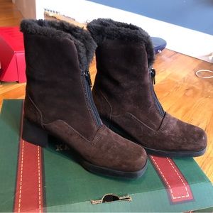 Kamouraska Canada Brown Fur Boots